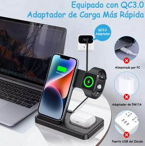 3/1 Cargador Inalam iPhone/iwatch/AirPod